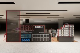 ออกแบบ ผลิต และติดตั้งร้าน : ร้าน Hero Gadget  (Central World) กรุงเทพมหานคร
